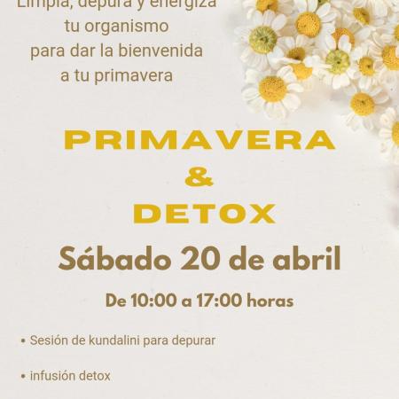 Primavera y Detox - abril 2024 Primavera y Detox - abril 2024