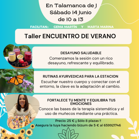 taller ENCUENTRO DE VERANO - JUNIO 2025 taller ENCUENTRO DE VERANO - JUNIO 2025